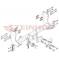 Фаркоп Steinhof с фланцевым шаром, тип шара F для Volkswagen Crafter 2017-2022