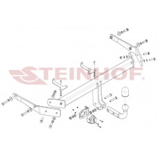 Фаркоп Steinhof тип шара A для Volkswagen ID.4 2020-2024