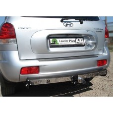 Фаркоп с нержавеющей пластиной Лидер-Плюс для Hyundai Santa Fe Classic 2000-2012