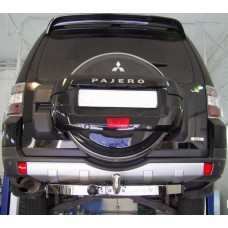 Фаркоп Балтекс с накладкой из нержавейки на дизель для Mitsubishi Pajero 4 2006-2023