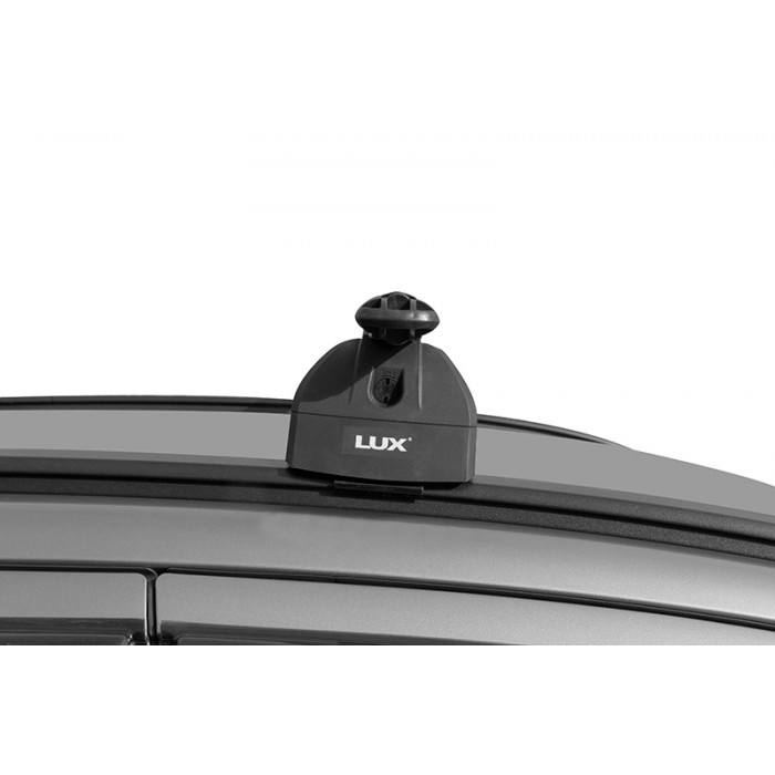 Багажная система 2 Lux аэро-классик с дугами 120 мм на рейлинги для Kia Soul 2019-2023 артикул 791699