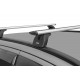 Багажная система 2 Lux аэро-трэвэл с дугами 120 мм на рейлинги для Kia Soul 2019-2023 артикул 791705