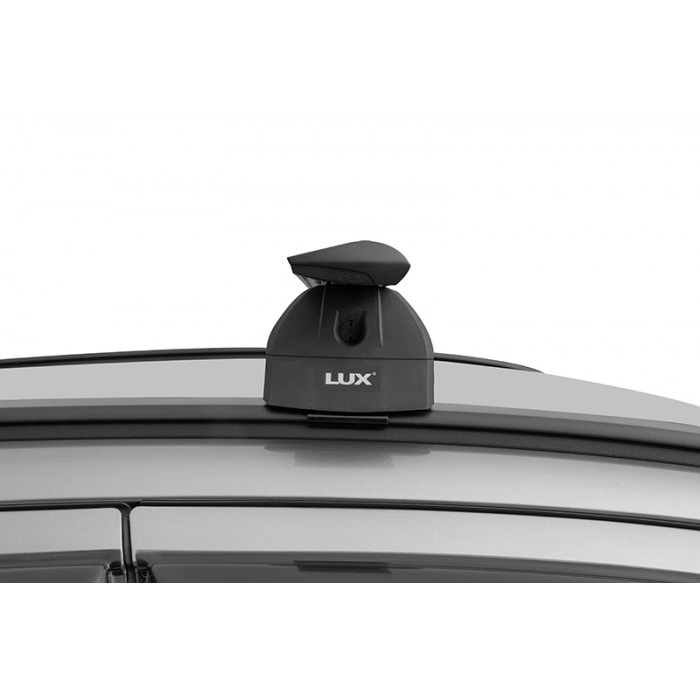 Багажная система 2 Lux аэро-трэвэл с дугами 120 мм на рейлинги для Kia Soul 2019-2023 артикул 791705