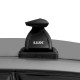 Поперечины багажника LUX аэро-трэвэл Black для Peugeot 207 2006-2013 на штатные места на хэтчбек 5 д