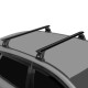 Поперечины багажника LUX аэро-трэвэл Black для Opel Astra Н (Family) 2007-2015 на штатные места на седан