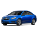 Накладки на задний бампер Chevrolet Cruze 2012-2015