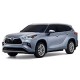 Накладки на задний бампер Toyota Highlander 2020-2023