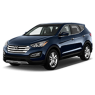 Пороги для Hyundai Santa Fe 2015-2018