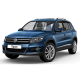Накладки на задний бампер Volkswagen Tiguan 2011-2016