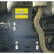 Защита заднего дифференциала Мотодор сталь 3 мм для Nissan X-Trail 2007-2022