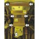 Защита картера, КПП и радиатора Мотодор алюминий 5 мм для Infiniti FX35/45 2002-2006