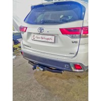 Фаркоп Motodor c фланцевым шаром, тип шара F для Toyota Highlander 2014-2019