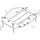 Защита картера и КПП Мотодор сталь 2 мм для Gaz Volga Siber 2008-2010
