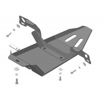 Защита заднего дифференциала Мотодор сталь 3 мм