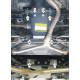 Защита заднего дифференциала Мотодор сталь 3 мм для Subaru Forester/Impreza/XV 2011-2017