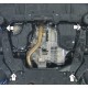 Защита картера и КПП Мотодор алюминий 5 мм для Toyota Highlander 2014-2019