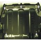 Защита радиатора Мотодор сталь 2 мм для Mitsubishi Pajero Sport/L200 2006-2021