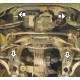 Защита картера двигателя Мотодор на 1,8 и 1,9 сталь 2 мм для Audi A6 1997-2004