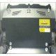 Защита радиатора Мотодор сталь 3 мм для Mitsubishi Pajero Sport 2008-2016