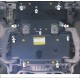 Защита картера, радиатора и дифференциала Мотодор сталь 3 мм для Toyota Hiace 2004-2021