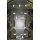 Защита картера, КПП и радиатора Мотодор для Audi Q7 2006-2009