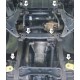 Защита картера, КПП и дифференциала Мотодор алюминий 5 мм для Mitsubishi Pajero Sport 2013-2016