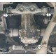 Защита заднего дифференциала Мотодор алюминий 5 мм для Subaru Forester/Impreza/XV 2011-2017