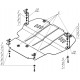 Защита картера и КПП Мотодор сталь 2 мм для Skoda Superb/Yeti/Volkswagen Caddy/Jetta 2004-2020