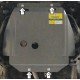 Защита картера и КПП Мотодор сталь 2 мм для Opel Corsa B 1993-2000