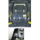 Защита картера и КПП Мотодор сталь 3 мм для Mitsubishi Pajero Sport 2013-2016