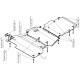 Защита картера, КПП, РК и дифференциала Мотодор алюминий 5 мм для Land Rover Discovery 3 2005-2009