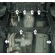Защита КПП и РК Мотодор алюминий 8 мм для Volkswagen Amarok 2010-2016
