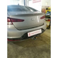 Фаркоп Motodor оцинкованный, тип шара A для Hyundai Elantra 2015-2021