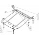 Защита картера, дифференциала и радиатора Мотодор сталь 2 мм для Suzuki Grand Vitara 1998-2005