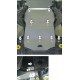 Защита картера, КПП и дифференциала Мотодор алюминий 5 мм для Mitsubishi Pajero Sport 2013-2016
