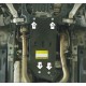 Защита КПП и РК Мотодор сталь 3 мм для Lexus GS300/GS350 2007-2018