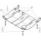 Защита картера и КПП Мотодор сталь 2 мм для Daewoo Matiz 2002-2015