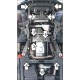 Защита картера, КПП, РК и дифференциала Мотодор сталь 2 мм для Ford Explorer 2006-2010