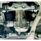 Защита заднего дифференциала Мотодор алюминий 8 мм для Subaru Forester/Impreza/XV 2011-2017