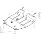 Защита картера и КПП Мотодор сталь 2 мм для Mitsubishi Outlander 2003-2006