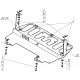 Защита картера и КПП Мотодор сталь 1,5 мм для Volkswagen Polo/Skoda Rapid/Fabia/Roomster 2006-2020