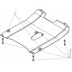 Защита картера и КПП Мотодор сталь 2 мм для Lifan Solano 2010-2018