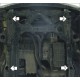 Защита картера и КПП Мотодор сталь 2 мм для Mercedes-benz Vaneo 2002-2006