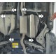 Защита бензобака Мотодор сталь 2 мм для Nissan X-Trail T31 2007-2015