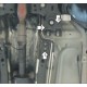 Защита трубок кондиционера Мотодор сталь 3 мм для Ford Explorer 2011-2017