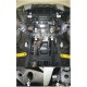 Защита картера, АКПП и дифференциала Мотодор сталь 3 мм для Mitsubishi Pajero Sport 2013-2016