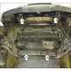 Защита картера двигателя Мотодор алюминий 5 мм для Mitsubishi Pajero Sport 1998-2007