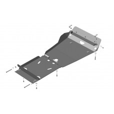 Защита картера, КПП и дифференциала Мотодор сталь 3 мм