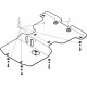 Защита картера, радиатора и дифференциала Мотодор сталь 3 мм для SsangYong Stavic 2013-2019