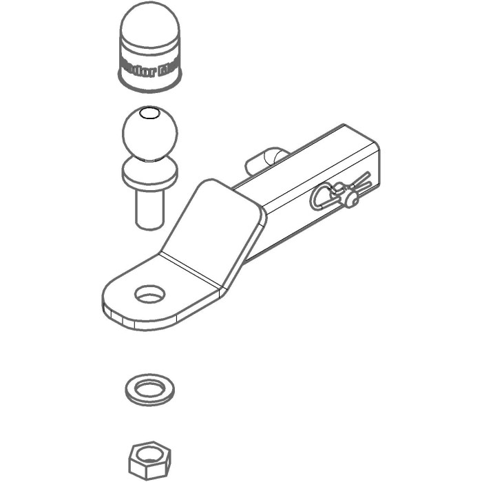 Фаркоп Motodor тип шара E